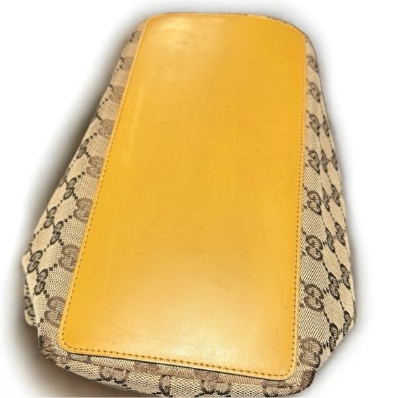 Authentic Vintage Gucci Tote Bag - tan GG canvas - Picture 8 of 10